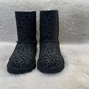 Black cheetah UGGs